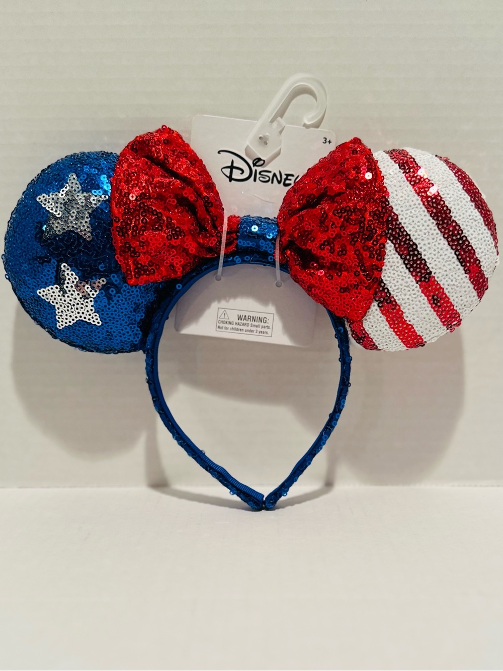 Disney NWT Americana Minnie Mouse Ears Headband